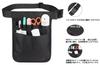 Large Capacity Waist Nurse Apron Work Small Item Storage for and Childcare Pouch, Pouch, Bag, Pouch, Pouch, Nurses, Caregivers, (Black)