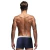 5 Pcs Men Cotton Boxer Briefs Mid‑Waist Antibacterial Breathable Underpants Comfort Soft Contrast Waistband Male Underwear L XL 2XL 3XL 4XL 5XL 6XL