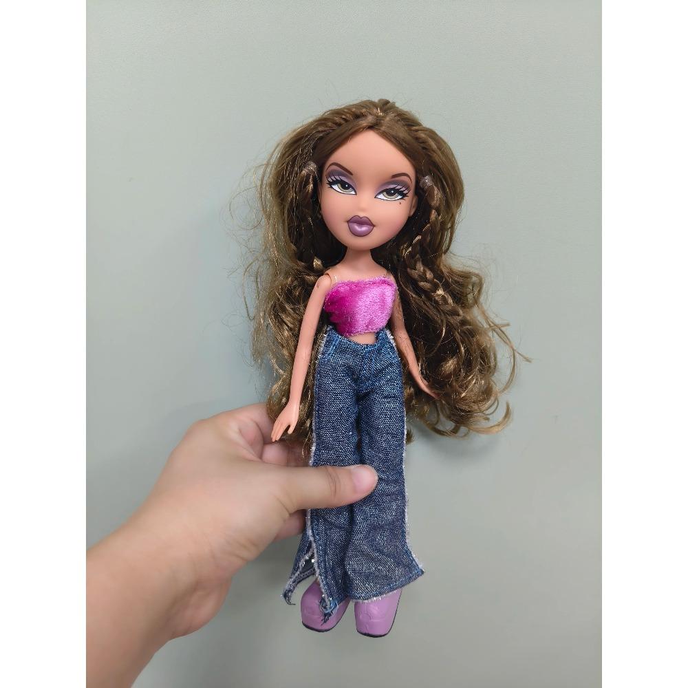 Bratz Head Body Clothes Fur Tops Coat For 30cm Doll