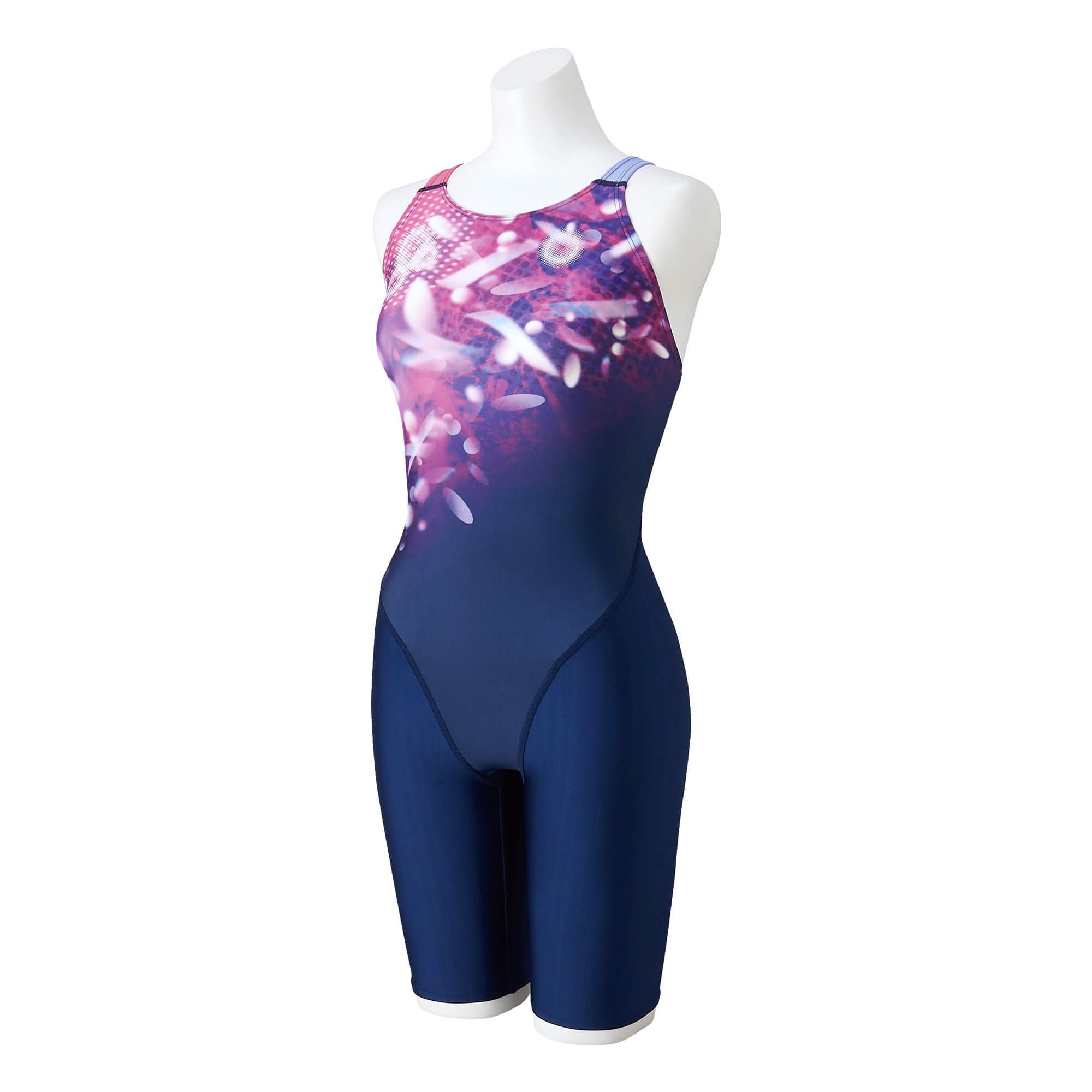 

Mizuno Stream Ace Half Suit for Competitive Swimming and AYA FINA N2MGA775 Women s (Masters Back) Racing, Collection, Approved, Navy/Rose