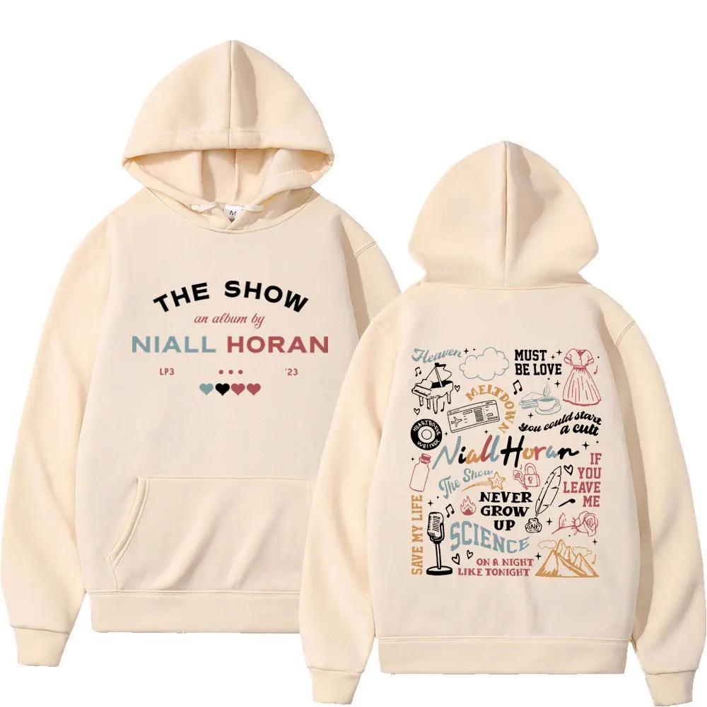 Singer Niall Horan The Show Album Track List Print Hoodie Men's Women's Fashion Y2k Style Sweatshirts Harajuku Hip Hop Pullovers