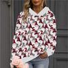 Womens Oversized Hooded Sweatshirt 2025 Loose Fit Casual Streetwear With 3D Printed Graphic
