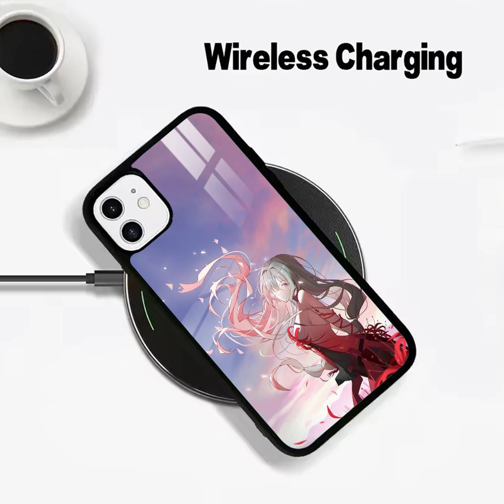 Wuthering Waves WuWa Phone Case For IPhone17 16 15 14 13 12 11 Pro Max 16/15/14Plus Wireless Charger Cover Funda
