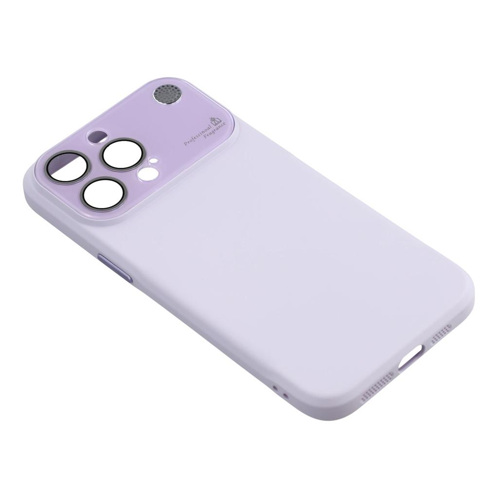 For iPhone 14 Pro Case Large Camera Window Liquid Silicone Aromatherapy Phone Cover