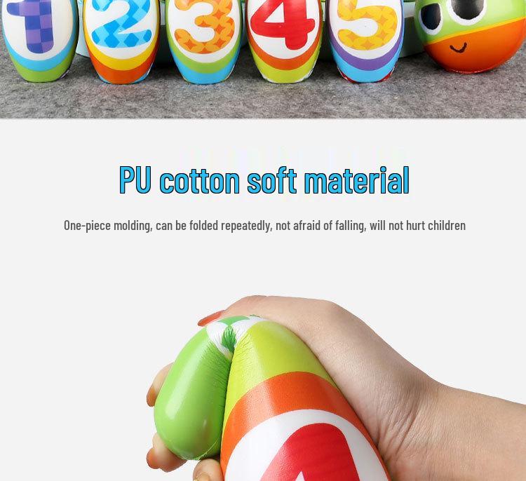 Extra Large Kids' Bowling Set for Ages 3-6: Indoor & Outdoor Parent-Child Game