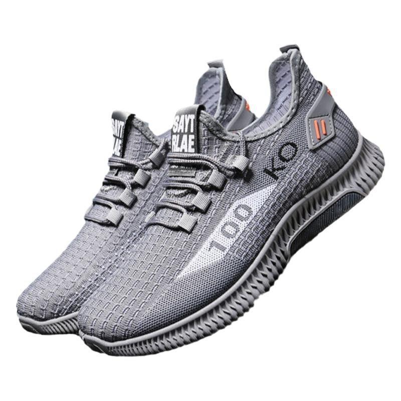 Leichte Sport Herrenschuhe, Modisch und Trendy, Atmungsaktive Mesh Freizeitschuhe, Weich besohlte Einzelne Schuhe