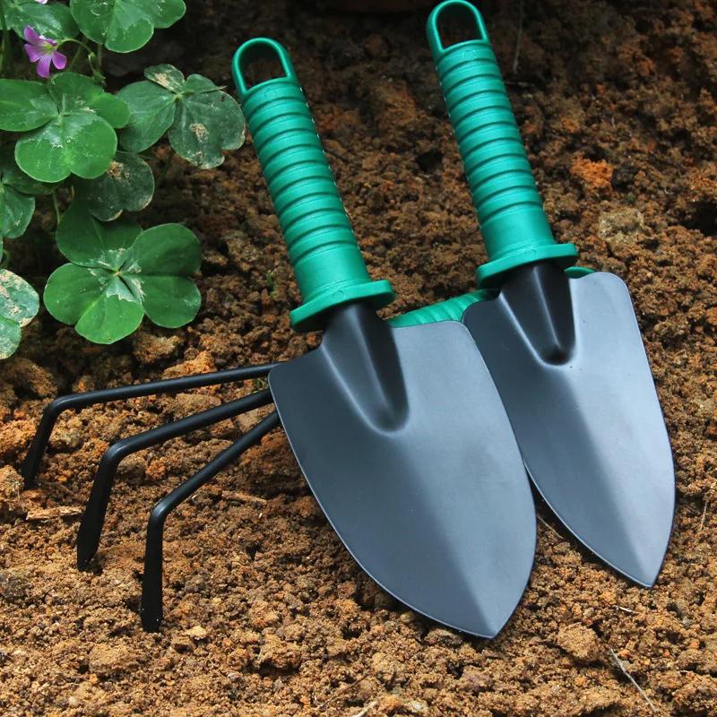 Attrezzi da giardino Set di pale Set di cinque pezzi per la coltivazione e la piantagione di fiori in vaso