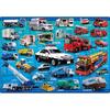 EPOCH [Apollo's Picture Puzzle] Vehicles/Cars - Car Gathering - 75 Pieces - 25-236 - Puzzle with Base for Children, Ages 5 and Up - Toy - ST Mark