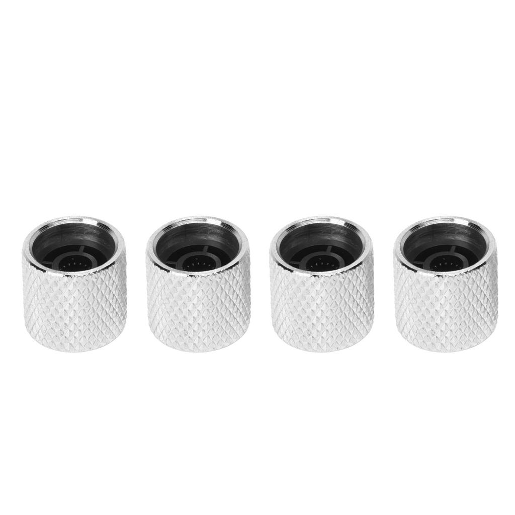 4Pcs Potentiometer Knob Wide Compatibility Strong Delicate Electric Guitar Control Knob
