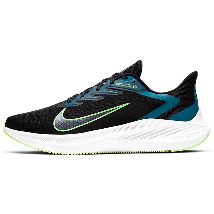 Nike Air Zoom Winflo 7 Black Valerian Blue Men s CJ0291-004 EU 45