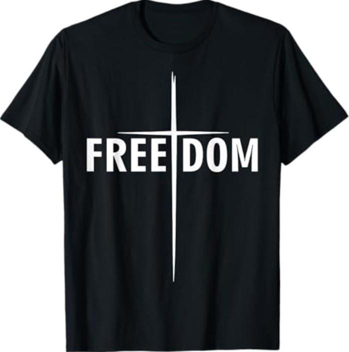 Freedom Cross Shirt Cross Freedom T-Shirt S