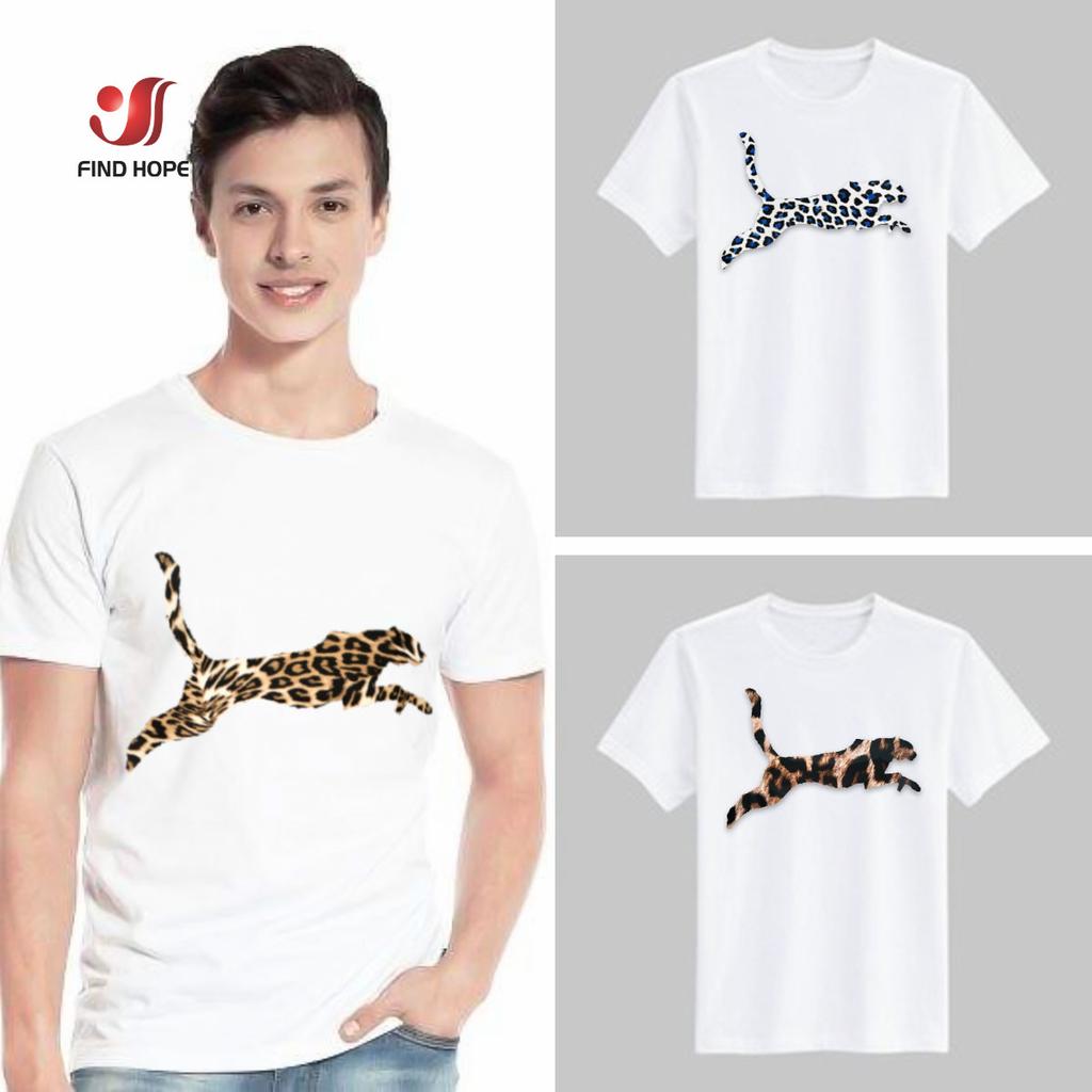 Leopard Printed Heat Transfer Vinyl Iron-on Tshirt Heat Press Cut Film HTV Printing for Clothing Xmas Decor DIY Easy to Weed