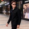 2026 Autumn and Winter New Fashion Jacket Lapel Long Sleeve Simple Solid Color Jacket Casual and Versatile
