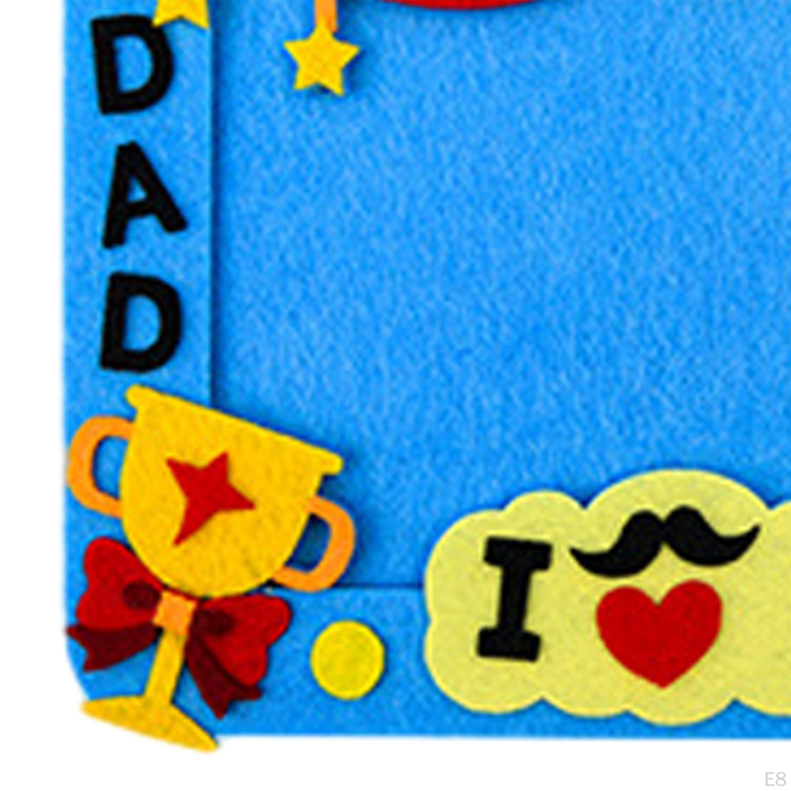 DIY фоторамка подарки на день отца ремесленные рамки набор фото дисплей держатель детские — фото 6