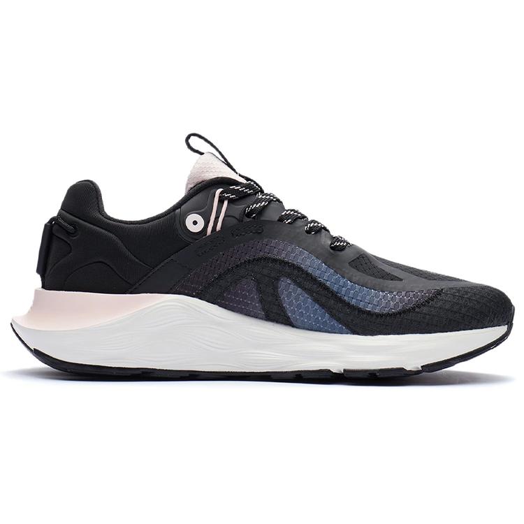 Li Ning Yufeng Cushioning Rebound Low Top Running Shoes Women's Black ARSR034-1
