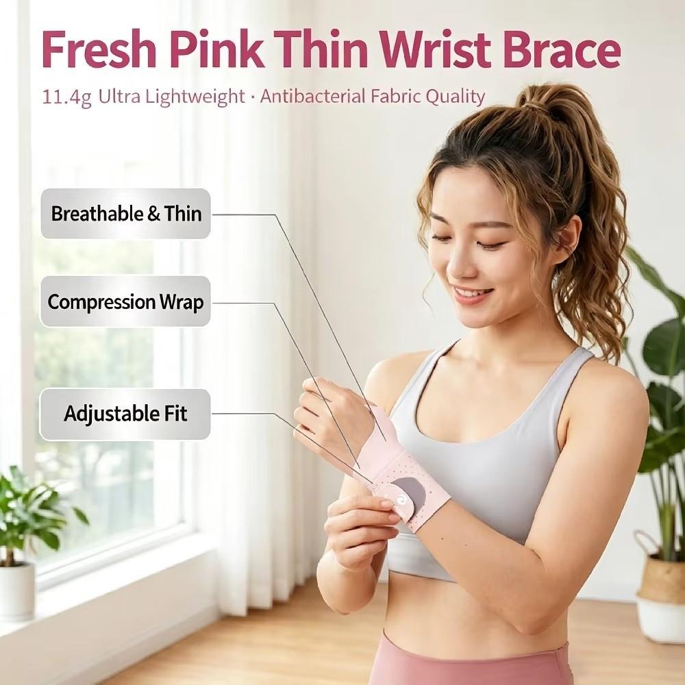 Anti Sprain Compression Wrist Wrap Ultra-Thin Wrist Protector Quality Wrist Support Brace Women