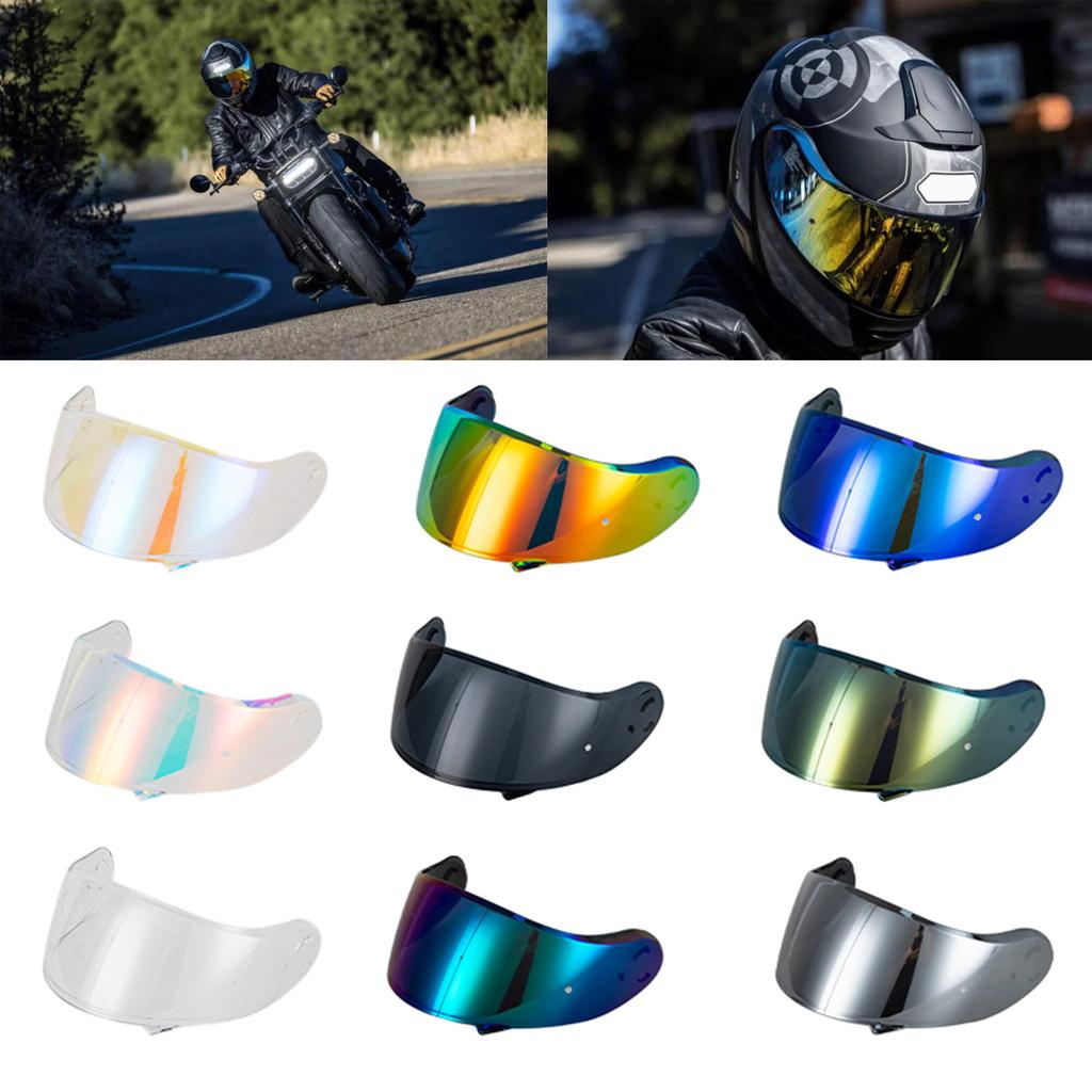 Motorcycle Helmet Lens Anti Fog Coating & Easy Installation Clear Vision Helmet Shield Motorbike Spare for Neotec II