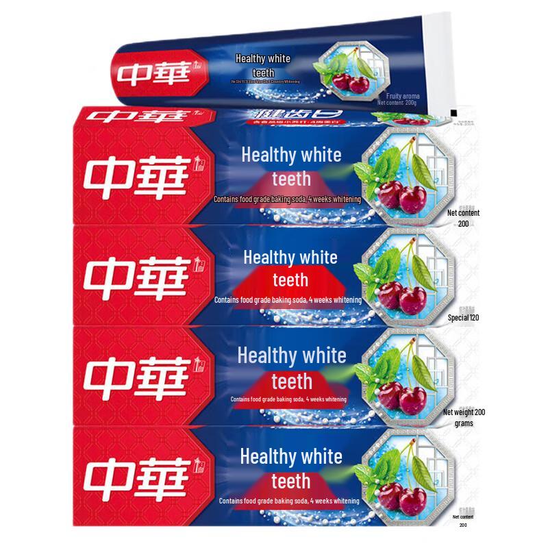 

Zhonghua Healthy White Toothpaste with Baking Soda (4-Pack)