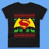 Batman V Superman Christmas Womens T-Shirt Mens Tops Tees Unisex