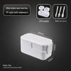 ZISIZ Microwave Safe Plastic Lunch Box Set (2 X 1300ml)