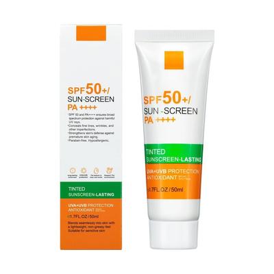 Nawilżający Mój Twarz Ciało Tint Mineralny Ciało Spf 50 Tlenek Dwutlenek Tytanu Kwas Hialuronowy Witamina E dla Wszystkich Rodzajów Skóry (1 kawałek)