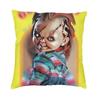 Good Guys Childs Play Chucky Cushion Covers xcm Velvet Killer Doll Overalls Pillow Case Sofa Square Pillowcase Decoration