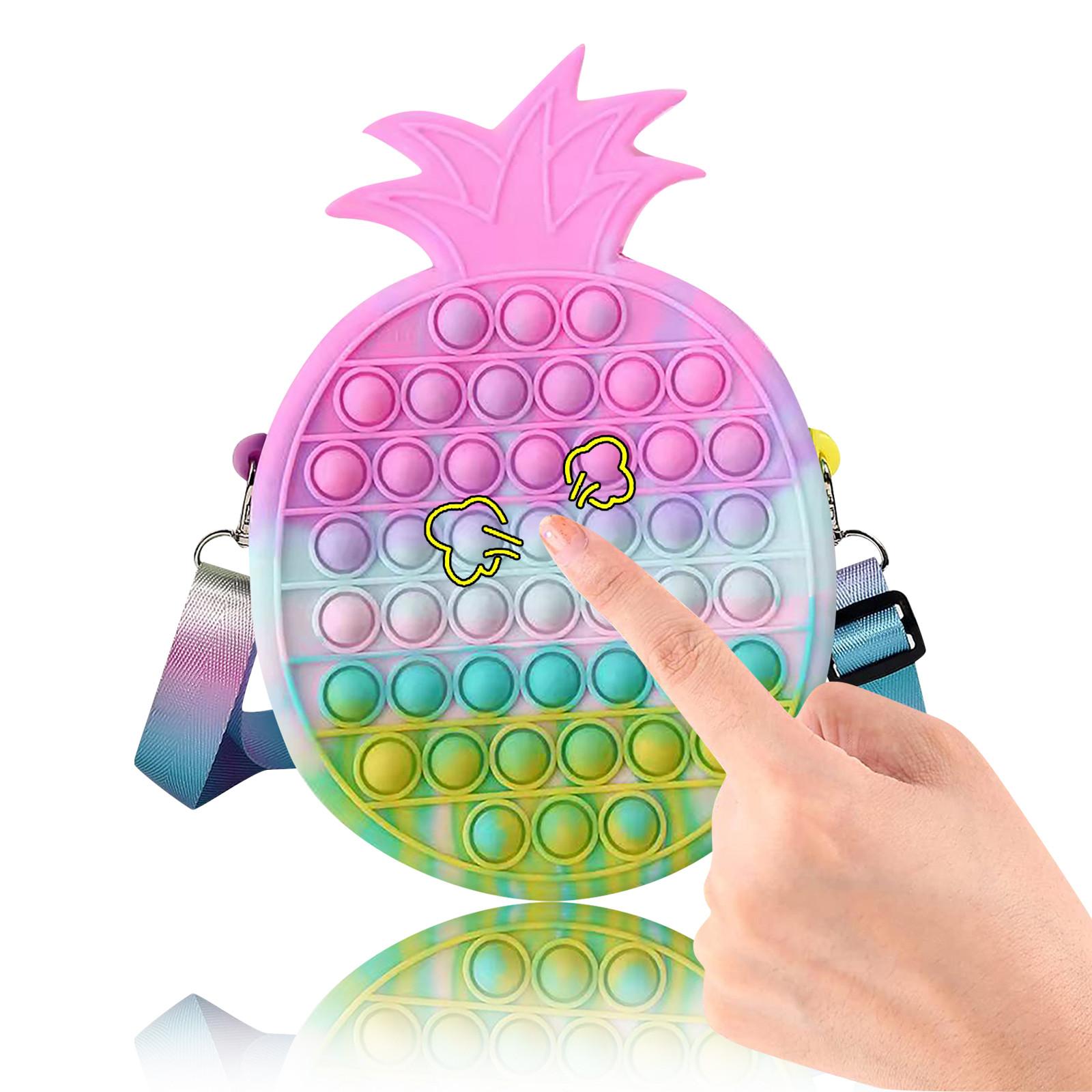 

Игрушечные сумки на ремне, Сенсорная сумка для игрушек, Игрушечная сумка, Сенсорные сумки на ремне, Модная креативная сумка на плечо, Игрушка для снятия стресса и тревоги One size