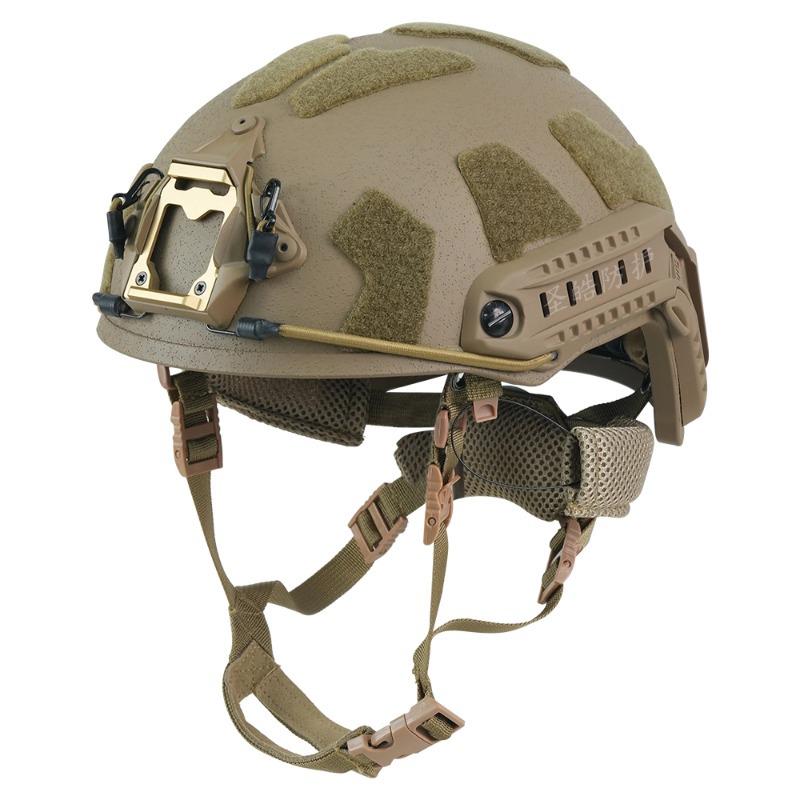 Wendy Fast High-Cut SF Fiberglass Helmet with Velcro, 1.5 kg - Dried Squid Safety Protection & Suspension.