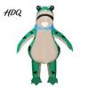 Costume Gonfiabile Rana Gonfiaggio Rapido per Adulti Tuta Gonfiabile con Soffiatore a Batteria Cartone Animato Verde Outfit Halloween Cosplay Festa