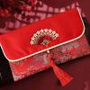 New Year Blessing Words Brocade Red Envelope New Year Money Bag  Chinese Wedding