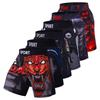 Men's Digital Print Fight Training Shorts for Gym, Jiu-Jitsu, and Sanda