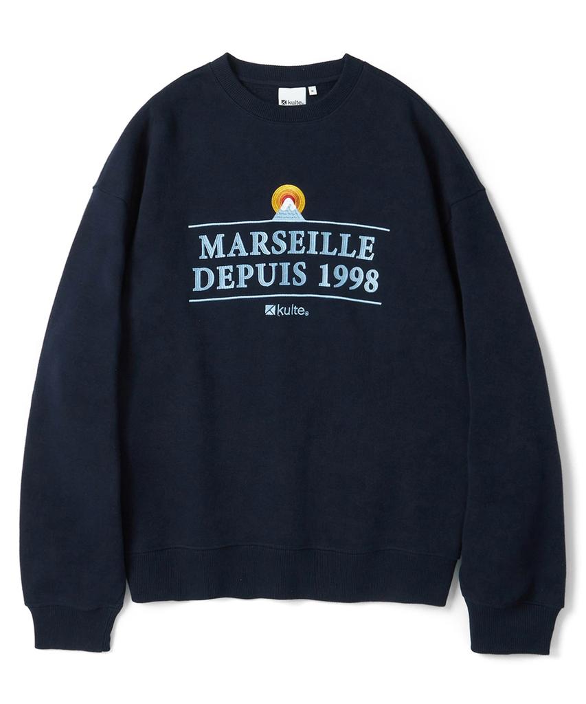 KULTE Mountain Embroidered Crewneck D.Navy