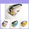 Stylish Kids Canvas Crossbody Bag In Pink Green Yellow White And Black Colors