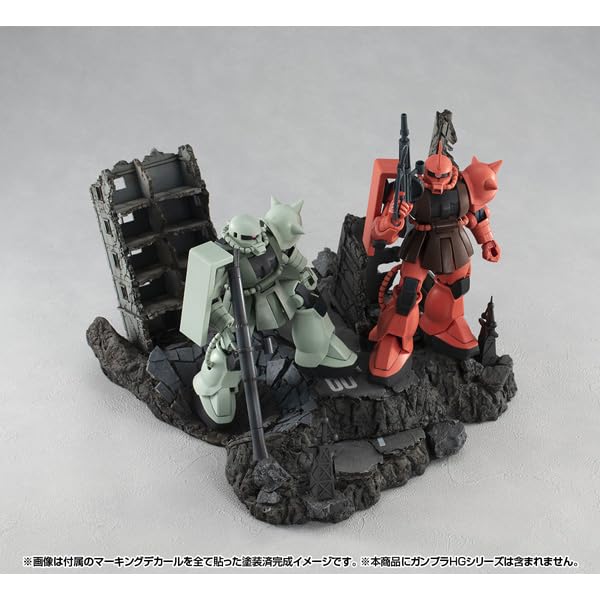 RM Series G Structure Mobile Suit Gundam [GS02M] New York City Ruins (Material Color Edition)
