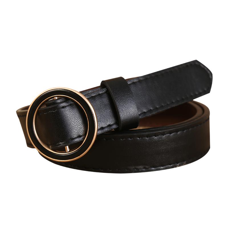 Ladies Fashion Accessories Durable Leather Belt PU Girl Dress Leather Belt