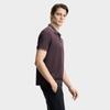 Fila F.C. Fashion Classic Minimalist Retro Casual Comfortable Versatile Cool Feeling Knitted Short Sleeve Polo Shirt Men Tops Dark-Brown F11M621102FDR