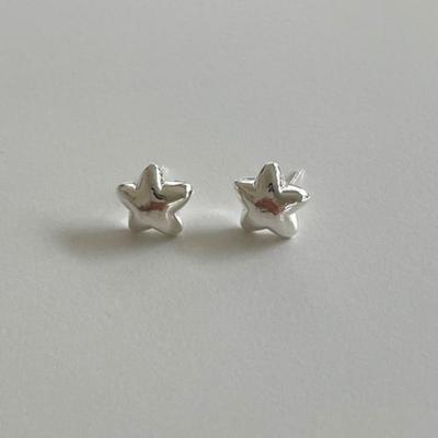 Pendiente pequeño de estrella salada