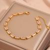 Popular bracelet, titanium steel does not fade, love zircon bracelet, high-end female light luxury niche bracelet, bracelet.