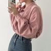 Rimocy Chic kapsy Dlouhý rukáv zkrácená halenka pro ženy Manšestrová Krátká bunda se stahovací šňůrkou Korejské divoké jednobarevné kabáty