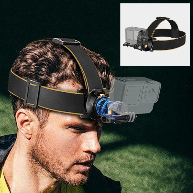 PULUZ Magnetic Quick-release Head Strap Harness Belt (Black) чёрный