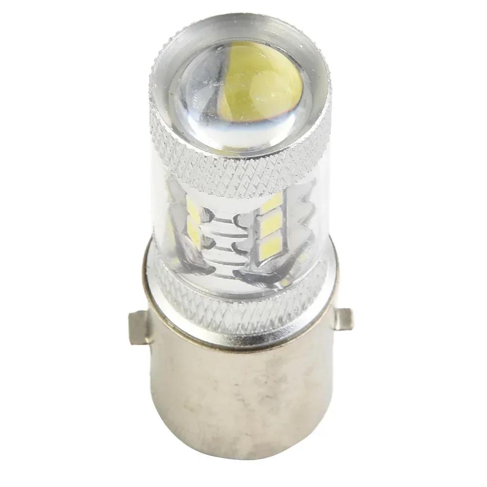1pc 12V BA20D H6 BA20D 80W LED Headlight Fog Light Lamp DRL Bulb Motorcycle Bike Moped Motorcycle Light Accessories