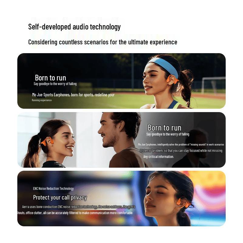 Mojawa Run Plus Bone Conduction Wireless Sports Earbuds