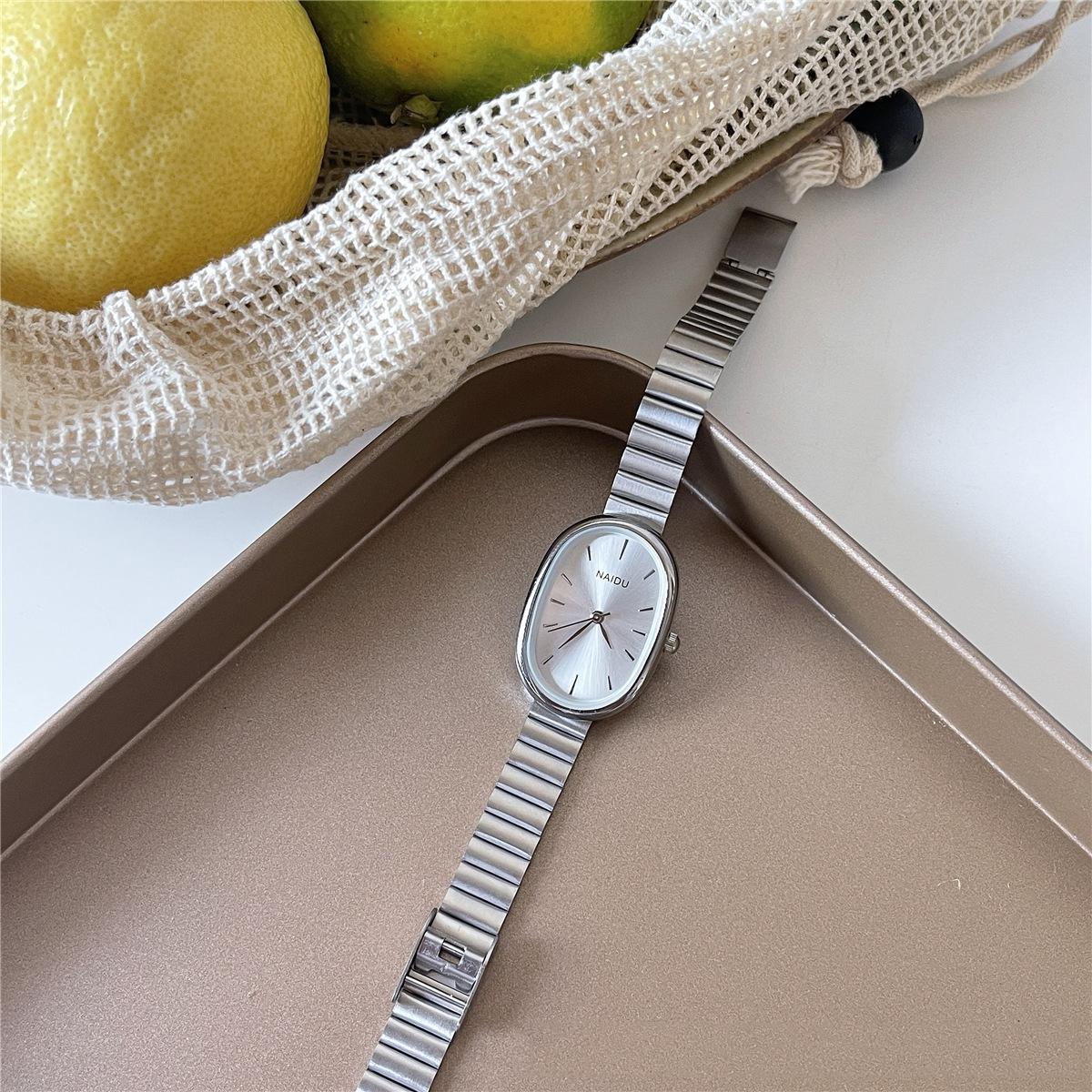 

Женские модные кожаные часы One Size тёмно-синий