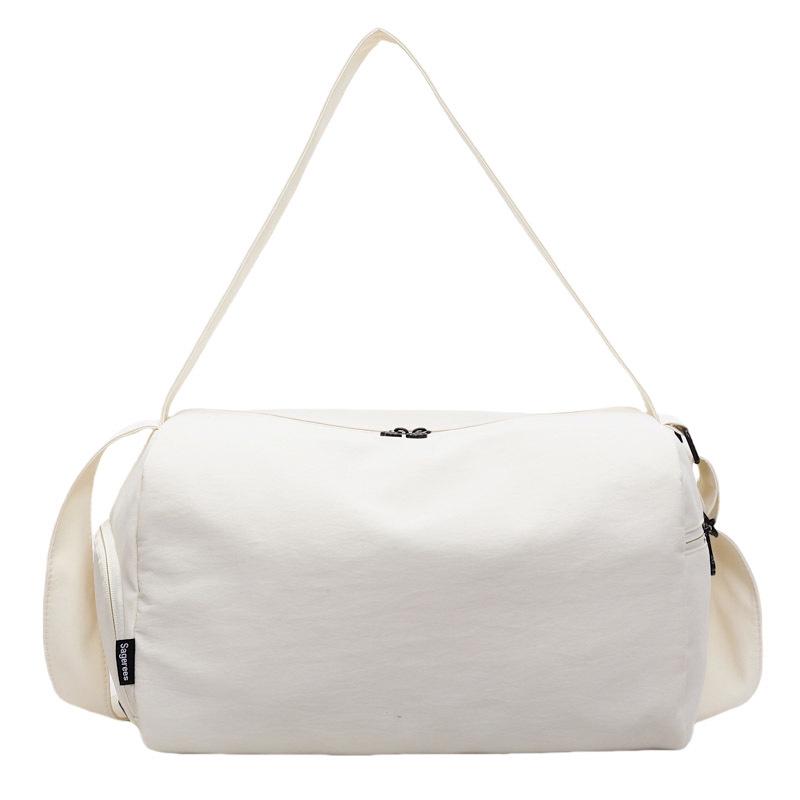 Women's Large Capacity Travel & Yoga Bag with Wet/Dry Separation and Shoe Compartment, Attachable To Trolley Case.