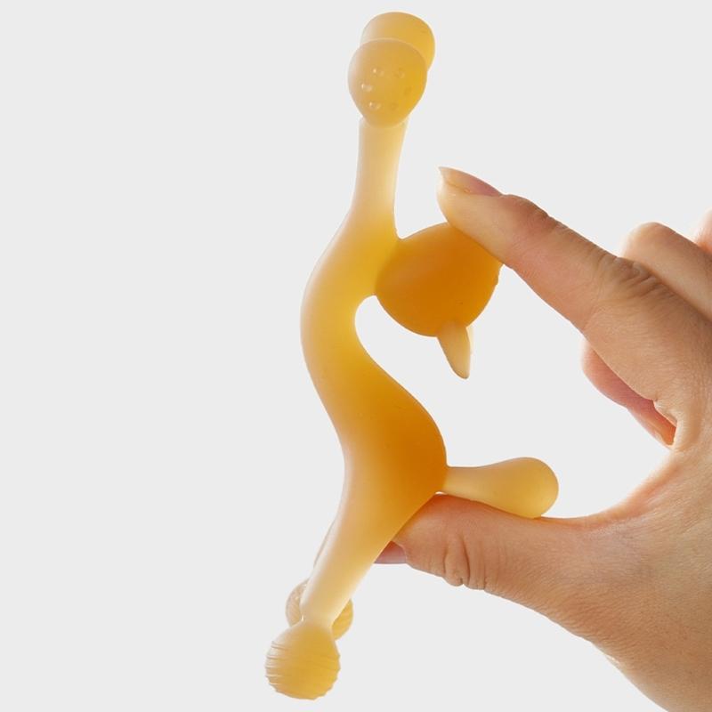 Baby Teething Toy Silicone Teether for Babies 0-6 & 6-12 Months Baby Chew Toy for Infant Girls & Boys Cat-shaped Durable