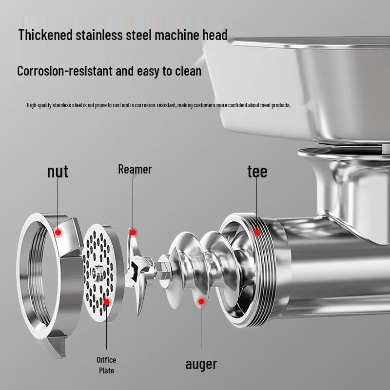 CHIGO Commercial & Home Automatic Stainless Steel Meat Grinder