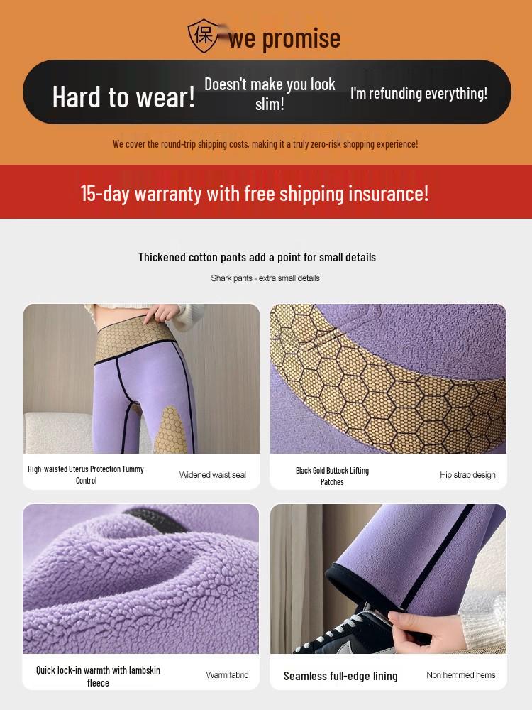 High-Waisted Fleece-Lined Shark Fin Micro-Flare Yoga Pants for Autumn/Winter Warmth