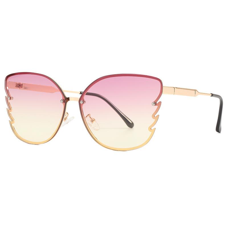 Big Frame Butterfly Trendy Sunglasses Women Street Photography Retro Versatile Sunglasses Women Large Frame Glasses