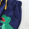 Boys Shorts Children's Summer New Cartoon Dinosaur Embroidered Sweatpants