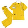 Medical Staff Handwashing Uniform Set - Multiple Colors, High-Quality Solid Color Surgical Gown for ICU 
